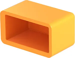 OBO CM3518 SK Ochranný kryt 38,6x21,6x16 oranžová Polyetylén PE Značkový