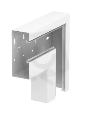 Přímo Od Výrobce OBO GS-AFF70170RW Plochý roh, pro kanál Rapid 80, 70x170mm, čistě bílá Ocel