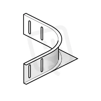 Nejprodávanější Univerzální horizontální ohyb 90°, výška 60mm, Sendzimir HL SYSTEM HL AZH60