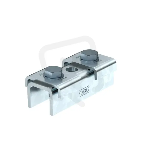 OBO SVE 41 FT Spojovací díl lišty děrovaný 100x4mm Ocel žár.zinek Poslední Šance