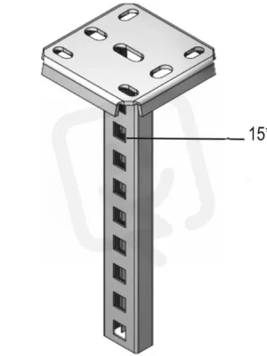 Nosný stropní profil jednoduchý, 300 mm, GZ HL SYSTEM HL HSLECL 300 Ověřený