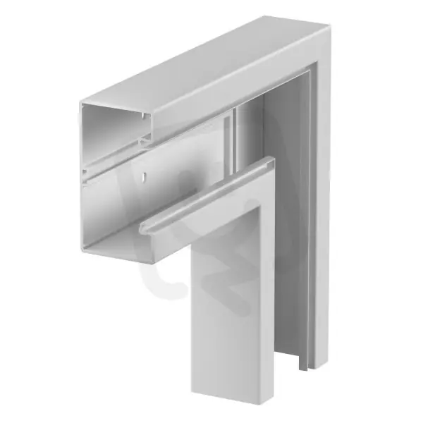 OBO GK-F70130LGR Plochý roh pro kanál Rapid 80 70x130mm světle šedá Víkendová Akce
