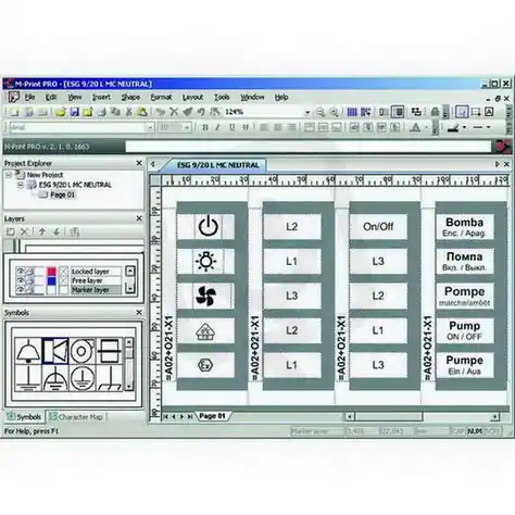 Software na značení M-PRINT PRO WEIDMÜLLER 1905490000 Výprodej