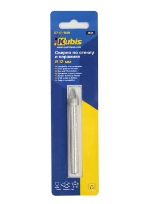 Bezpečná Platba Vrták na sklo a keramiku 2-břitý 12*80 mm, YG6X 07-01-1128