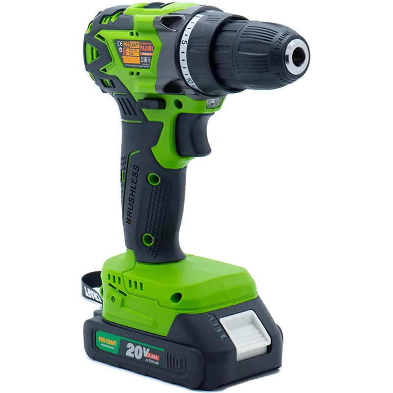 Aku vrtací šroubovák Procraft PA20BLbb PA20BLbb Pouze Dnes
