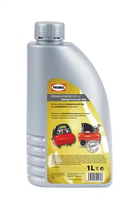 PROMA KOMPRESOR 32 – Kompresorový olej 1l Cenová Bomba