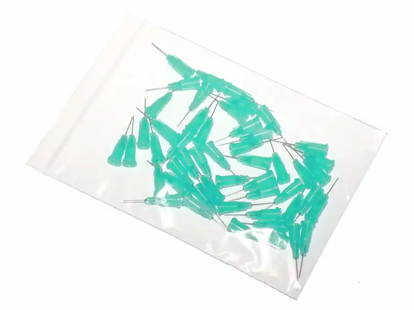 Lepené dávkovací jehly s nerezovou kanylou 25,4mm zelená 18G 50ks Koupit Online