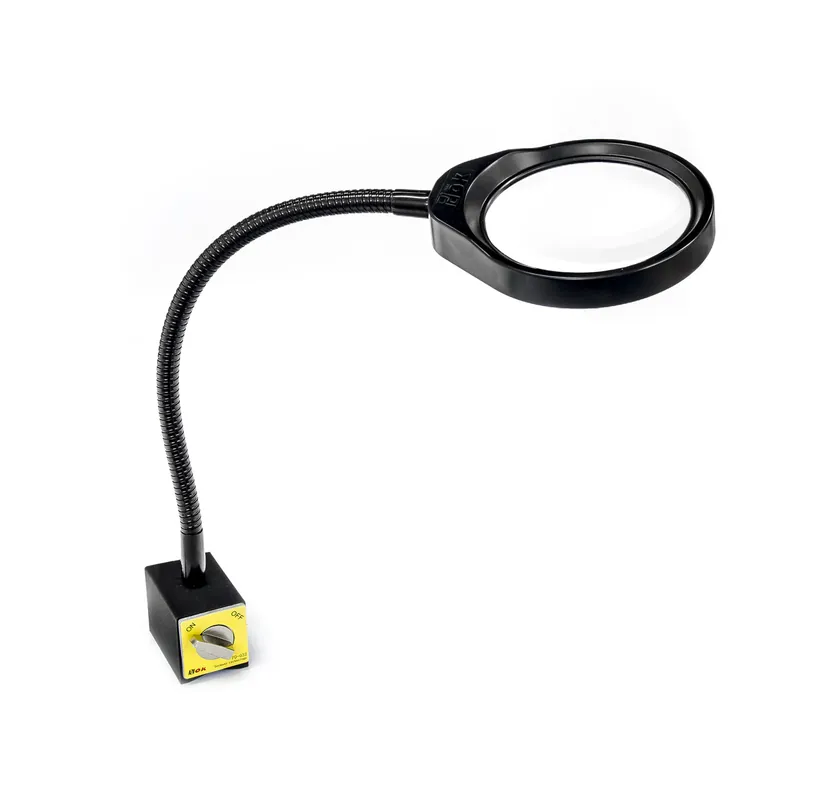 LED lampa s lupou PDOK PD-032B 8 dioptrií 3x zvětšení s magnetickou základnou Novinka