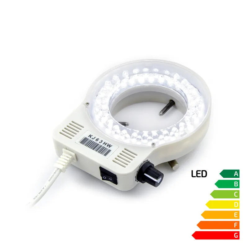 Levný LED lampa s regulací intenzity svitu k mikroskopům