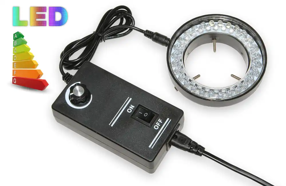 Omezená Nabídka LED lampa s regulací intenzity k mikroskopům - 56 LED