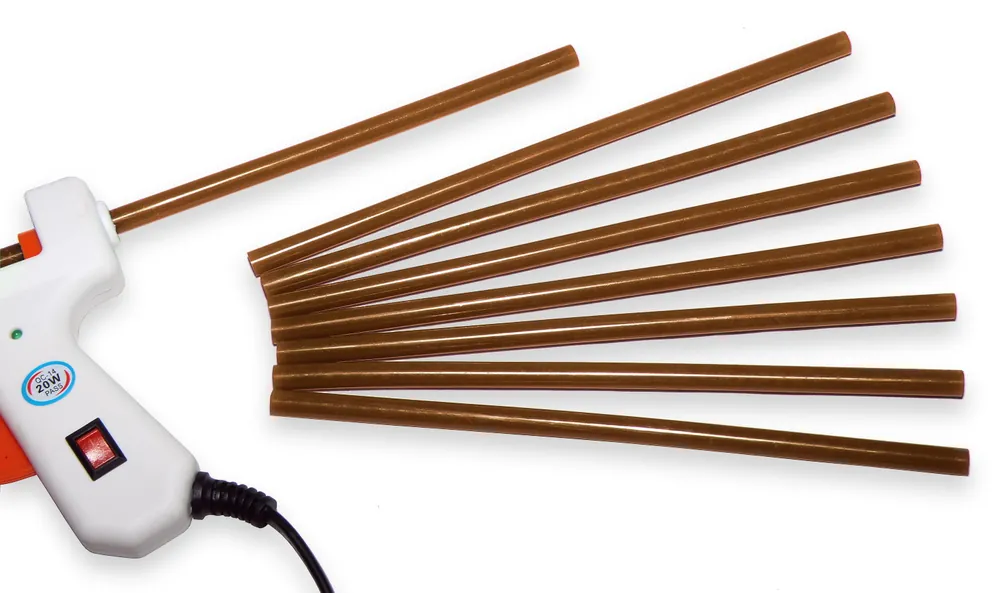 Horká Nabídka Tyčinka do tavné pistole hnědá průměr 7,5 mm 110ks(1kg)