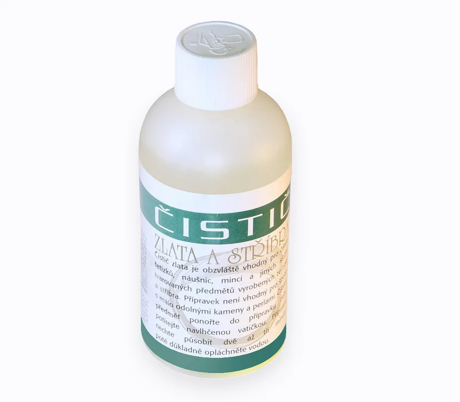 Vrácení Zdarma Čistič zlata a stříbra - 200ml