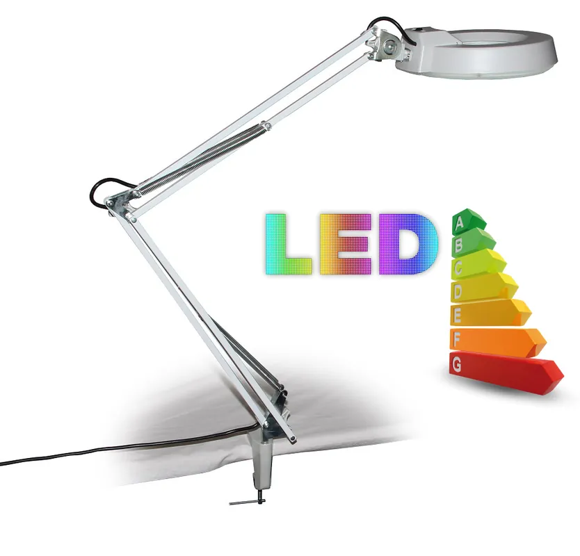Tovární Cena Stolní lupa s LED osvětlením T86-A zvětšení 5 dioptrií