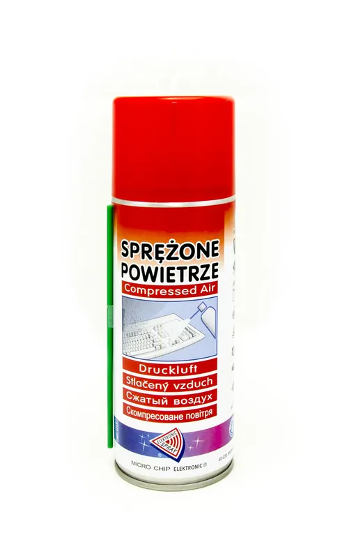 Čistící stlačený vzduch ve spreji 400ml Omezená Nabídka
