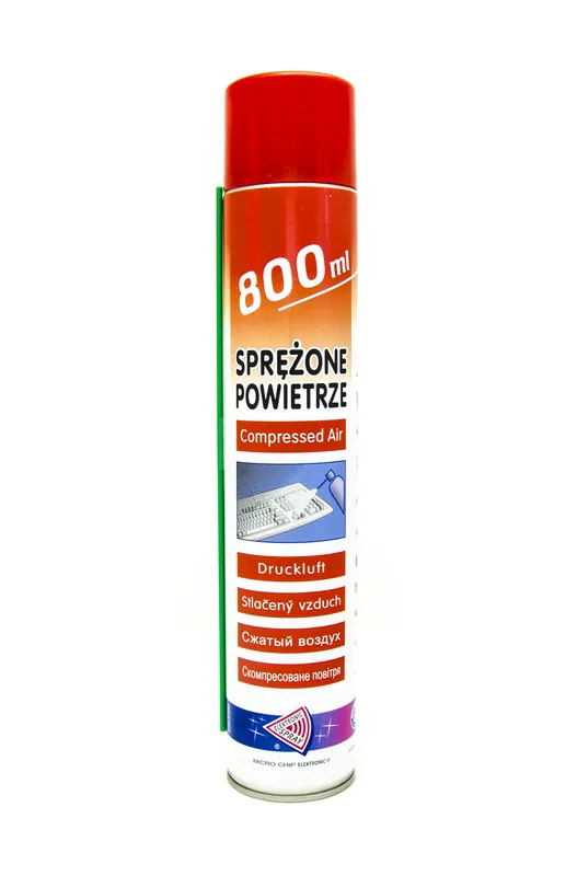 Expresní Doručení Stlačený vzduch ve spreji 800ml k čištění elektroniky