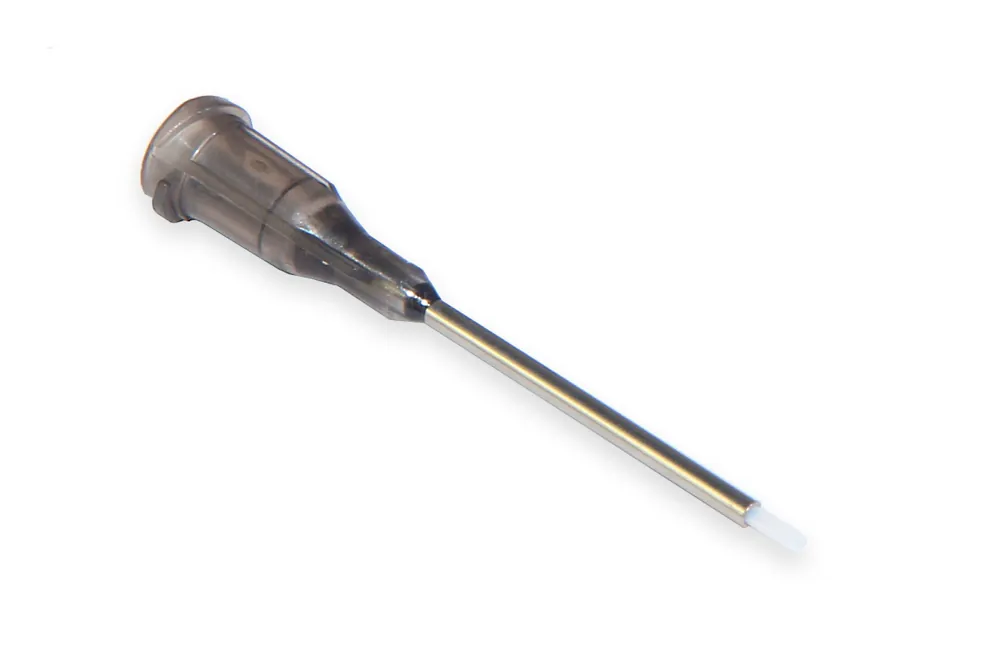 Nerezové dávkovací jehly s vloženou teflonovou trubičkou 25,4mm 21G 1ks Výprodej