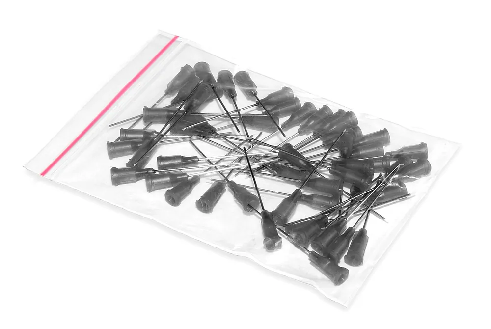 Nerezové dávkovací jehly s vloženou teflonovou trubičkou 38,1mm 21G 50ks Pouze Dnes