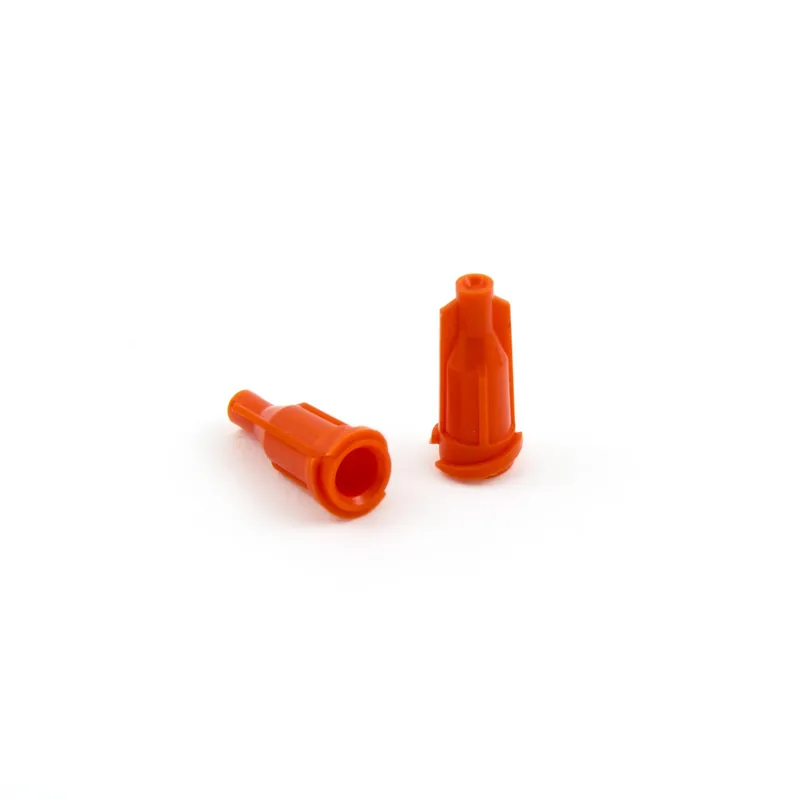 Uzávěr kartuší a stříkaček Luer Lock a Luer slip oranžový Rychlé Dodání