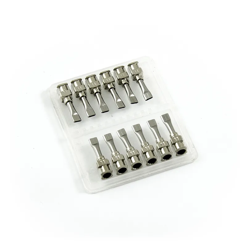 Nakupujte Hned Ploché nerezové dávkovací jehly 11G 0.5" set 12ks