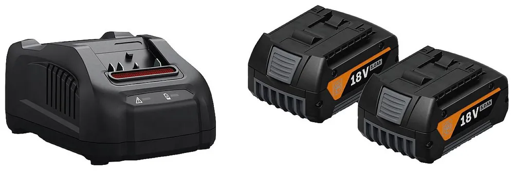 FEIN Startovací set aku, nabíječka AMPShare 18V 2x 5,0 Ah Li-Ion + GAL1880CV - 92604246010 Dokud Zásoby Vydrží