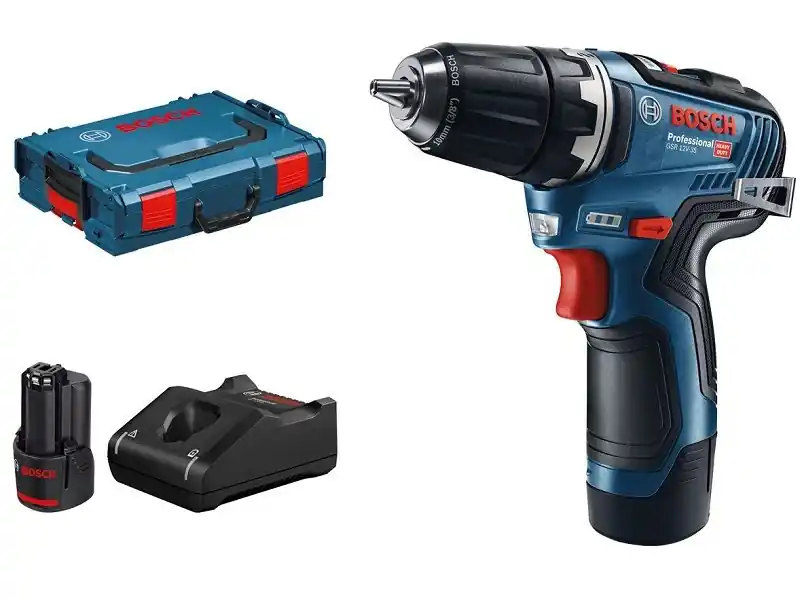 Bosch GSR 12V-35 Professional Aku vrtačka 2x 12V/3.0Ah, kufr - 06019H8002 Aktuální