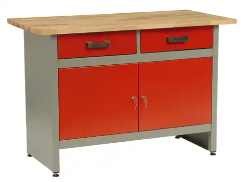 MARS 4800 pracovní stůl 120x60x84 cm (2x zásuvka, 2x dvířka) - typ 5800 Akční Nabídka