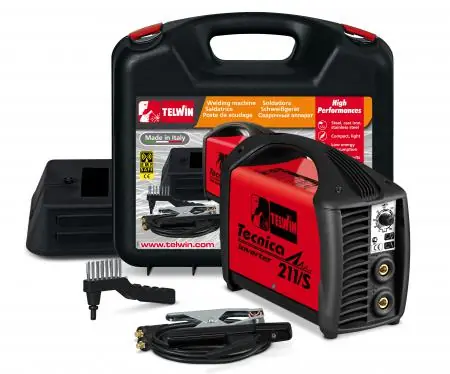 Must-Have TELWIN TECNICA 211/S Svařovací invertor + KUFR + KABELY