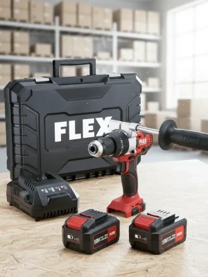 FLEX PD 2G 18.0-EC FS 55 Aku příklepová vrtačka 18V; 2x 5,0Ah Nová Kolekce