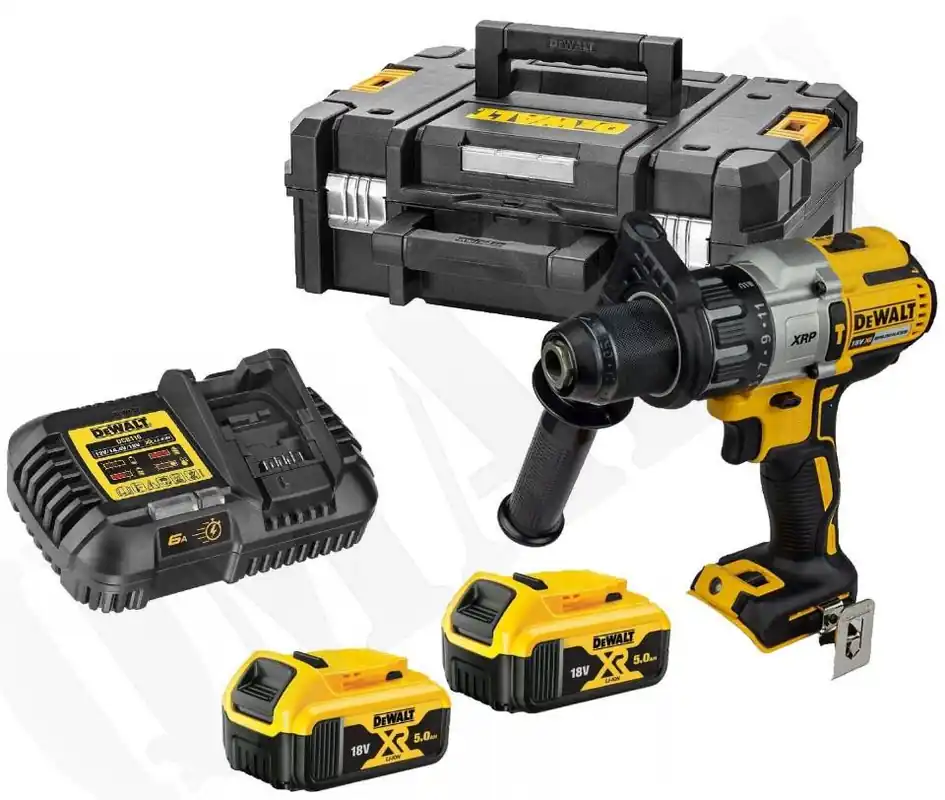 Výhodná Nabídka DEWALT DCD996P2T Aku příklepová vrtačka 18 V, 2x 5,0Ah