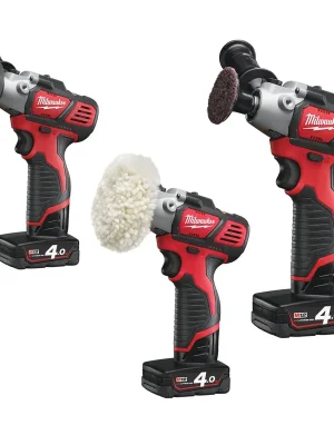 Milwaukee M12 BPS-421X Aku leštička - bruska 12V / 4,0Ah - 4933447799 Vrácení Zdarma