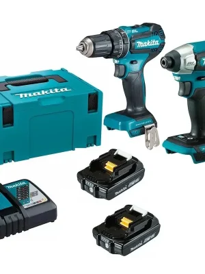 MAKITA DLX2423AJ 18V 2-dílná aku sada - šroubovák DDF487 + utahovák DTD157 Levný