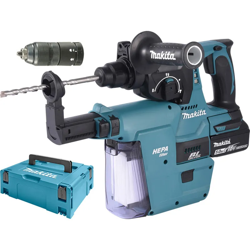 MAKITA DHR243RTJW Aku vrtací a sekací kladivo 18V / 5,0Ah Poslední Šance