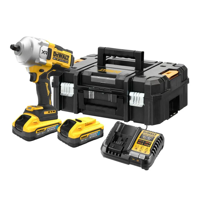 Objednat Nyní DEWALT DCF961H2T Aku rázový utahovák 1/2" 18V; 2x 5,0Ah; 1632/2373 Nm