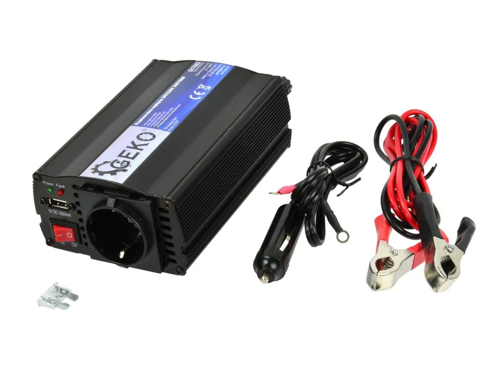 Měnič napětí 24V/230V, 350/700W GEKO Výprodej