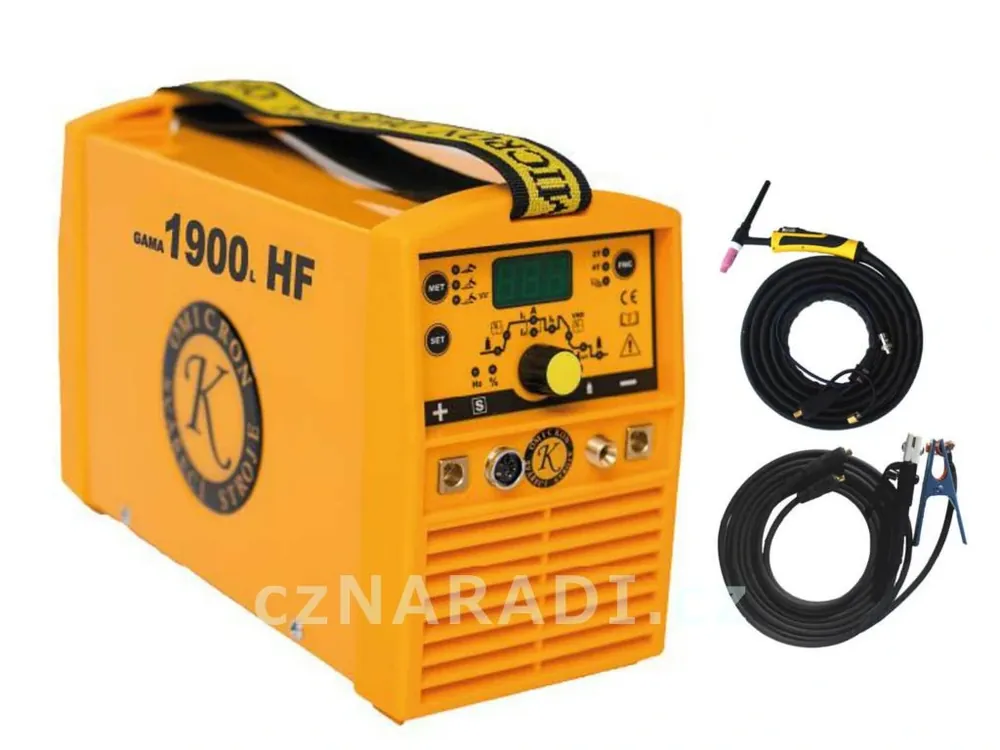 Cenový Hit GAMA 1900L HF + kabely + TIG hořák