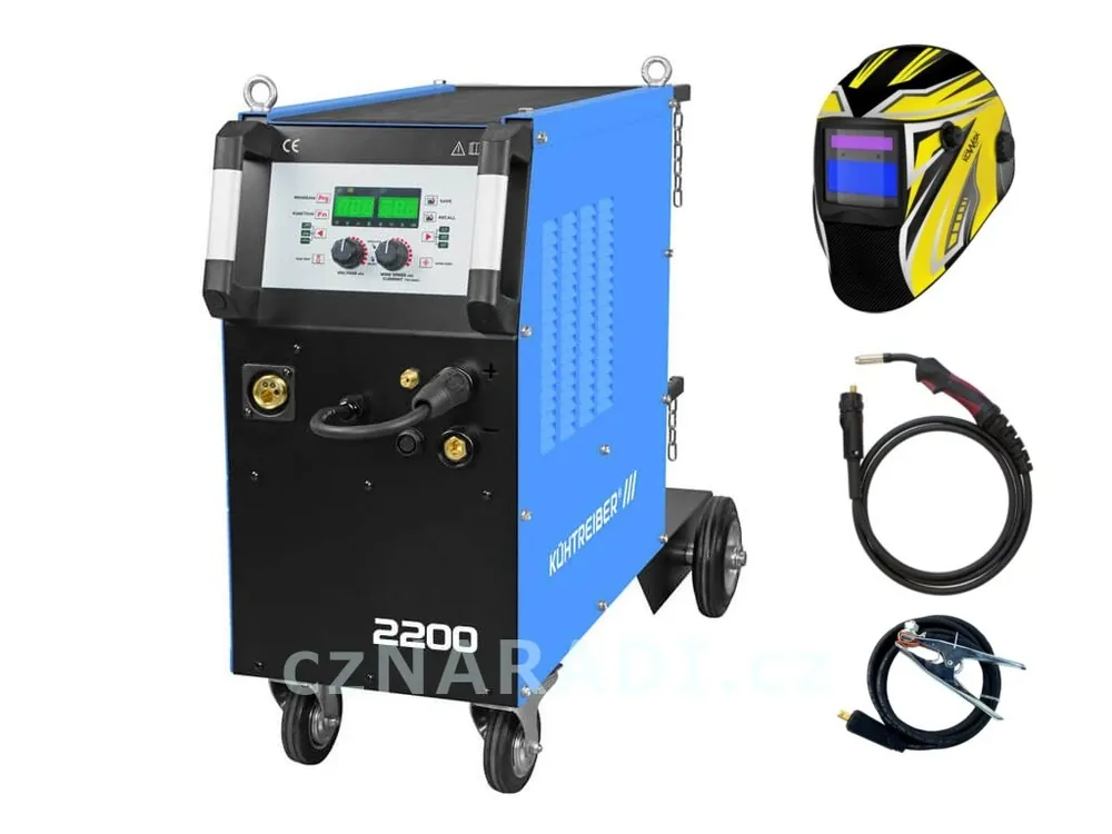 KITin 2200 Multi MIG Synergic + hořák + kukla Cenově Výhodný