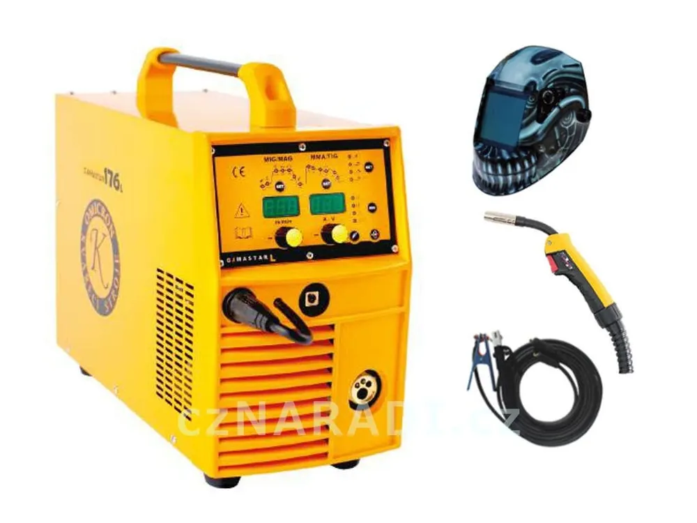 Akce GAMASTAR 176L SET TOP hořák Binzel + kabely + kukla Predator, záruka 3 roky