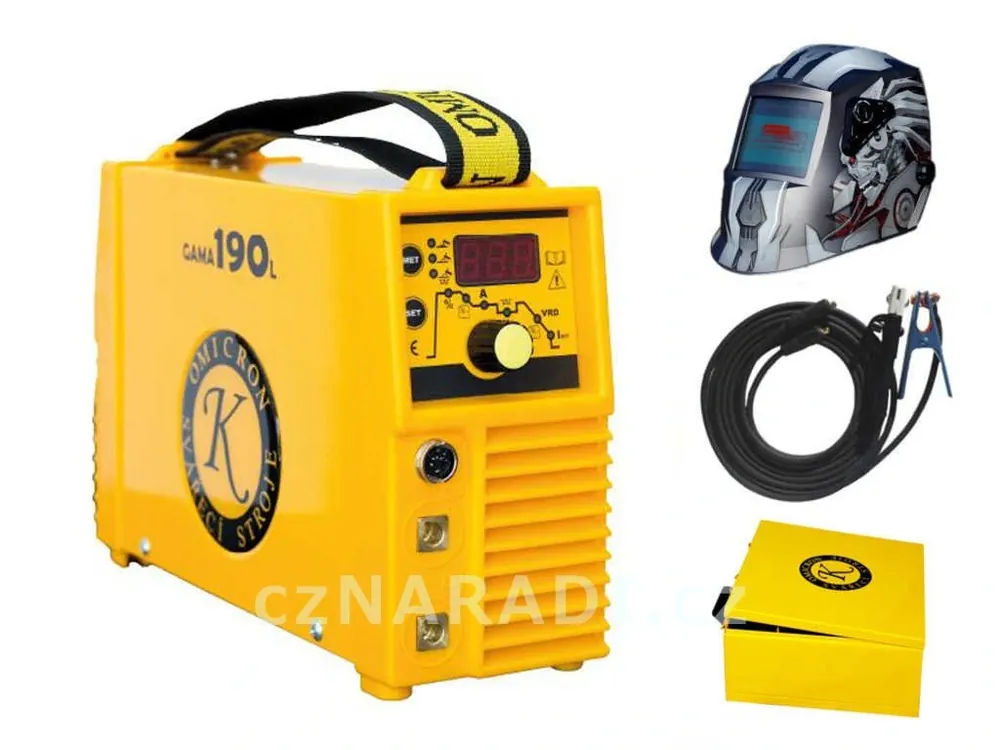 Aktuální GAMA 190L + kabely 25/3m + kukla Robot + kufr žlutý, záruka 3+2 roky