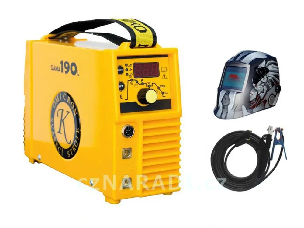 Levný GAMA 190L + kabely 25/3m + kukla Robot, záruka 3+2 roky