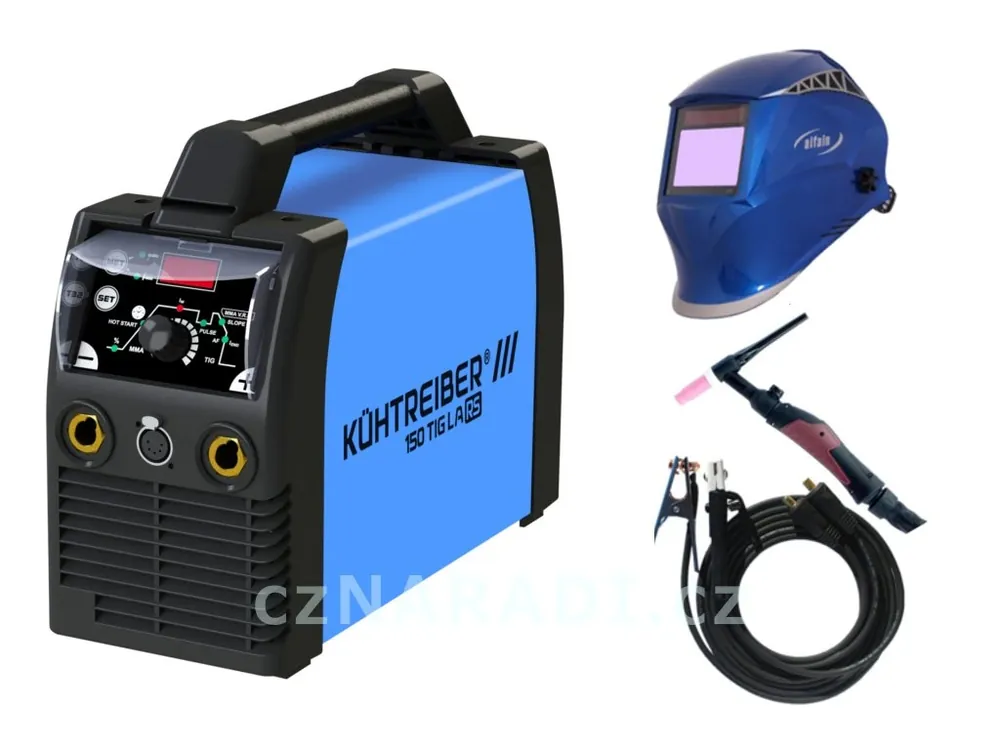 KITin 150 TIG LA RS + kabely 25/3m + kukla + TIG hořák SET TOP Pouze Dnes