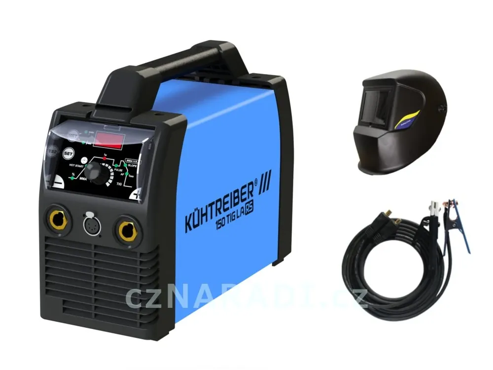 KITin 150 TIG LA RS + kabely 25/3m + maska, záruka 3 roky Bezpečná Platba